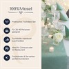 100%Mosel Eucalyptus Green Table Decoration Set - 20-40 Guests -