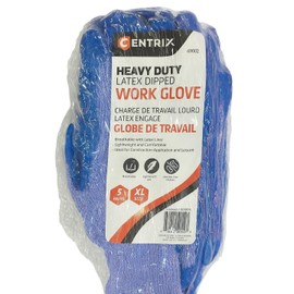 CENTRIX 5-Pack Latex Dipped Work Gloves – Heavy-Duty Grip Gloves for Construction, Gardening, Warehouse, Outdoor and Industrial Use