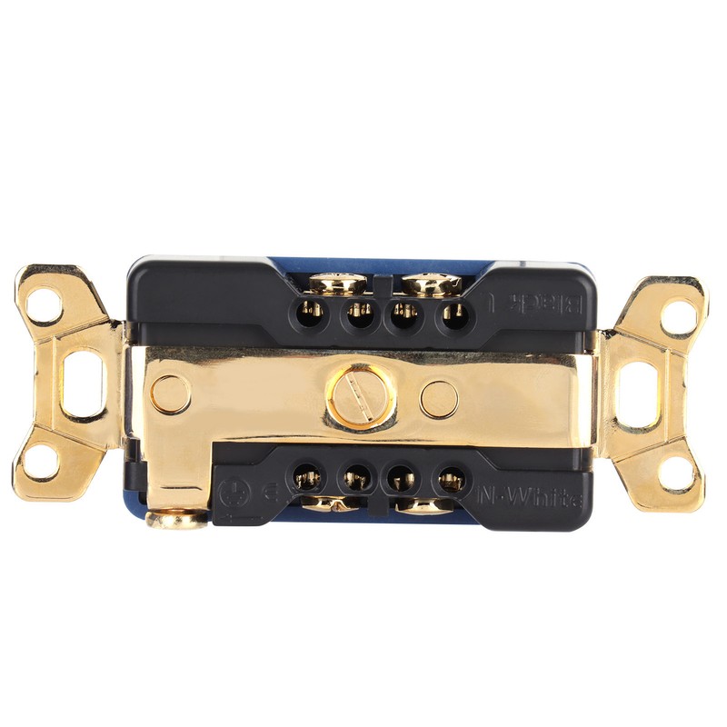 Monosaudio Duplex Receptacle AC Pure Copper Duplex 24K Golded Plated