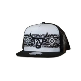 Lost Calf Shima White Black Flat