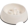 Flamingo Slow down dog feeder Royal White Size L