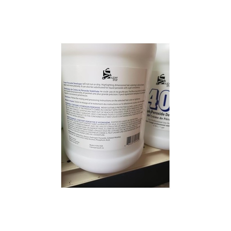 Super Star Stabilized Cream Peroxide Developer, 40v Hc-50404