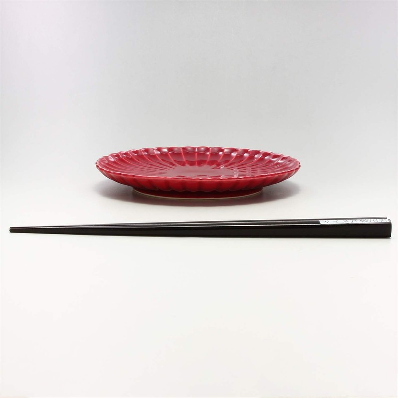 Hasami Ware 30665 Shinogi Dish Red