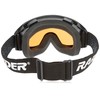 Raider 26-001-D Black Frame/Amber Dual Lens Impact-Resistant Adult MX Off-Road