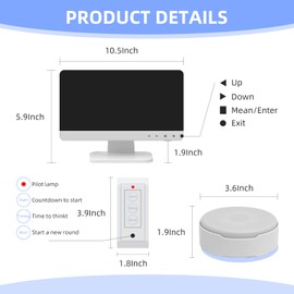 ECGOIOE Game Show Buzzer System Family Feud Buzzer Add Up to 32 Buttons 262ft Jeopardy Buzzers for Classroom School Competition