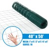 Fencer Wire 16 Gauge Green Vinyl Coated Rabbit Guard Fence,