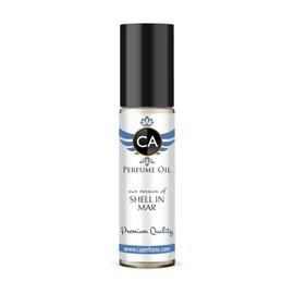 CA Perfume Impression of Shell in Mar for Women Fragrance Oil Amber Spicy Scent Long Lasting Perfumes for Women Travel Size TSA Ready Mini Parfum Body Oil Roll-on 0.33 Fl Oz 10ml