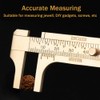 Brass Pocket Caliper with Double Scale Sliding Gauge Bead Measuring