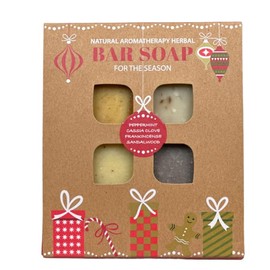 Plantlife Holiday Soap Sampler Set - Moisturizing and Soothing Soap for Your Skin - Hand Crafted Using Plant-Based Ingredients - Made in California 2 oz Bar