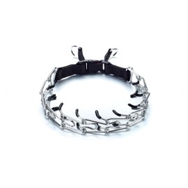 JanToPet Dog Collar Chain Adjustable Dog Collars for Small Medium Large Dogs Name Plate(NL,RG,14B)