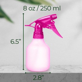 Rayson Rayson Empty Spray Bottle Refillable Container, Fine Mist Sprayer Trigger Squirt Bottle for Taming Hair, Hair styling, Watering Plants, Showering Pets (1 Pack, Pink)