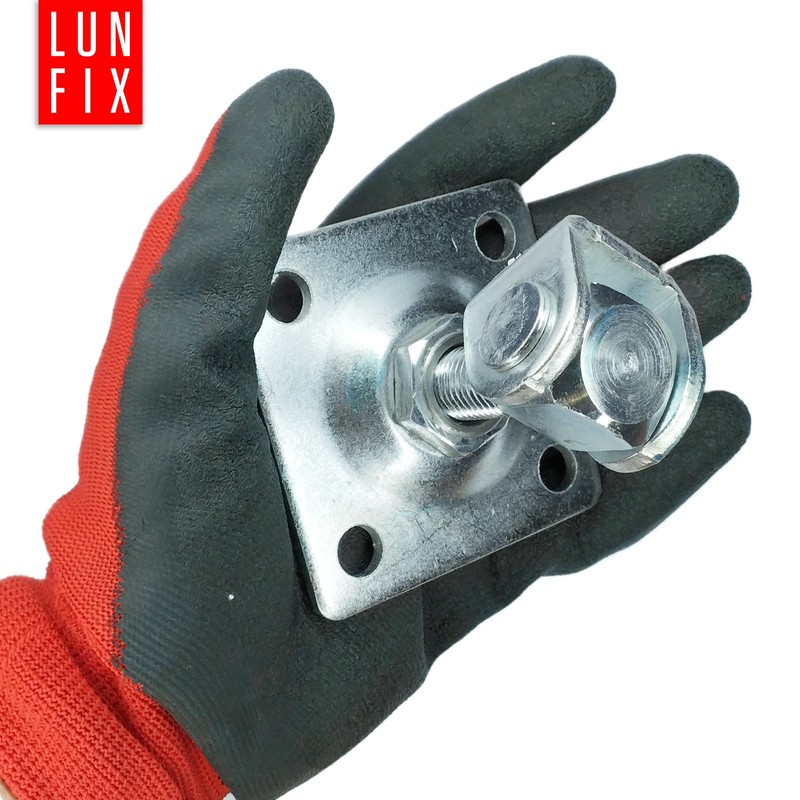 Gate Hinge Adjustable Galvanised Gate Hinges with Mounting Plate 100