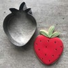 LILIAO Strawberry Cookie Cutter - 2.6 x 3.5 inches -