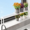 WOCHUANGSI Expandable Window Shelf for Plants Kitchen Sink Organizer Stackable