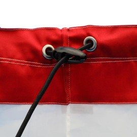 Vacbagz Swimming Pool Vacuum Bag 120 Micron Standard Fine Dust Debris Leaf Bag Red | Compatible with Hammerhead, The Bottom Feeder, Riptide, and Power Vac & More! (15" W x 22" L)