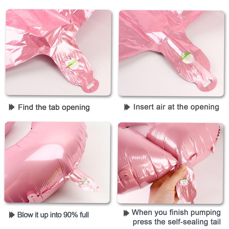 40 Inch Pearlescent Pink Number 29 Balloon Number 29 Balloon