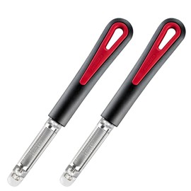 Westmark Tomfix Gallant 294622E3 Tomato and Kiwi Peeler with Serrated Blade Stainless Steel Blade / Plastic Set of 2 Black / Red