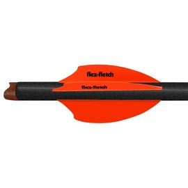 Flex Fletch Silent Knight 200 FLEX2 2", 100 pk. Blaze Orange