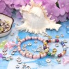 Guoxin Rondelle Spacer Beads 100Pcs Round Crystal Charms Czech Rhinestone