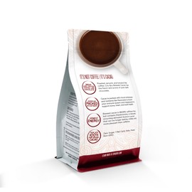 Crio Bru Brewed Cacao Uber Dark Spanish Roast Non-Organic Coffee Alternative Natural Healthy Drink | Made with 100% Pure Ground Cacao Beans | 99.99% Caffeine Free, Keto, Low Carb, Paleo, Non-GMO (10oz)