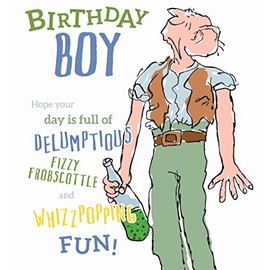 Roald Dahl BFG Birthday Card, RD001, Multi Colour, 180mm x 160mm