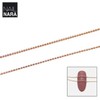 Nail Nara Rose Gold Ball Chain_Select Thickness (S2111948) / 로즈골드 볼체인_두께선택 (S2111948)
