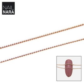 Nail Nara Rose Gold Ball Chain_Select Thickness (S2111948) / 로즈골드 볼체인_두께선택 (S2111948)