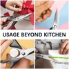 Kitchen Shears, Multipurpose Stainless Steel Kitchen Scissors with Cover, Utility