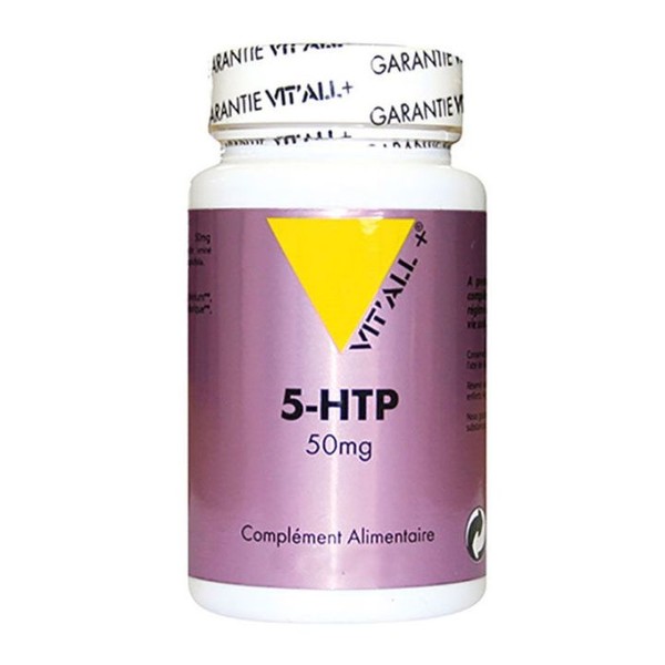 Vitall+ 5-HTP Extrait de Griffonia 50 mg en gélules, box of 30