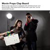 Acrylic Film Clapboard Professional Dry Erase Movie Props Clap Board