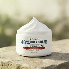 Penetrating 40% Urea Blend, High Moisturizing Cream for Heels, Limbs, and Body, 3.5 oz (100 g) (Keratolysis, Dryness, Crack Care), Non-Sticky Formula (Urea Cream 40%)