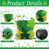 Glooglitter St. Patrick's Day Tree Topper Hat with Projector Large