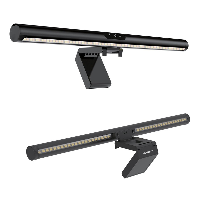 Mount-It! Monitor Light Bar, USB-Powered LED Lamp with Stepless Dimming