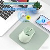 Samudgate Wireless Silent Bluetooth Mouse for Laptop - Rechargeable Dual-Mode
