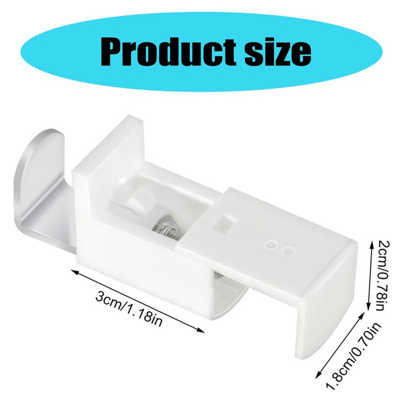 ZICHENXR 4pcs Pleated Blinds Clips Clip Accessories Roller Blind Curtain