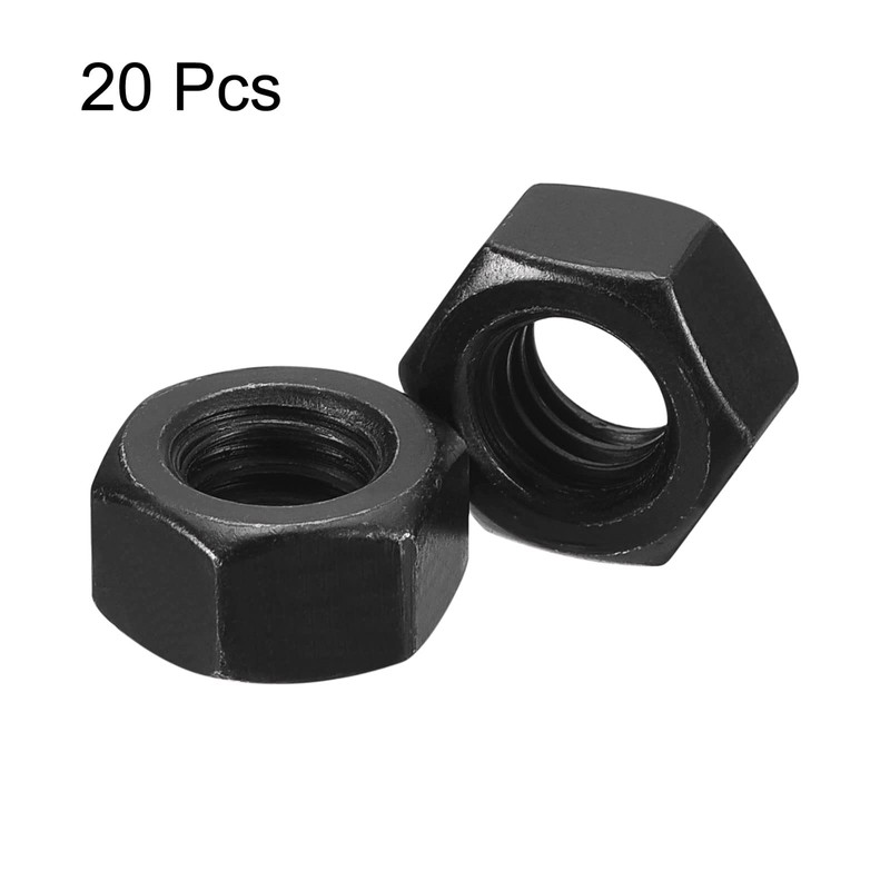 QUARKZMAN 5/16-18 Hex Nuts Carbon Steel Grade 8.8 Black Oxide