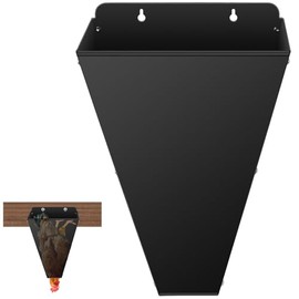 Medium Size Chicken Cone, Heavy-Duty Steel Poultry Restraining Cones for Chicken, Large Laying Hens, Roasters, Turkeys Up to 8 Pounds, Flat Back Funnel Cone Chicken Killing Cone, Easy to Clean (M)