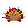 Mud Pie Turkey Crayon Holder, Red