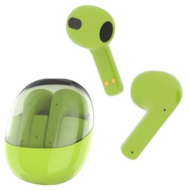 WATCHEM Pro Wireless Earbuds, Bluetooth 5.3 Headphones In Ear, TWS Bluetooth Earphones, Fast Charging Case, Immersive HI-FI Stereo Sound, With Touch Controls & 24 hrs Playback (GREEN)