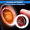 VekAuto Car Push Start Button Cover, Engine Button Cover Universal
