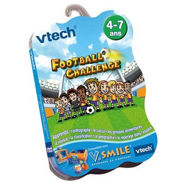 VTech - Cartouche de jeu V.Smile Football Challenge - 92825