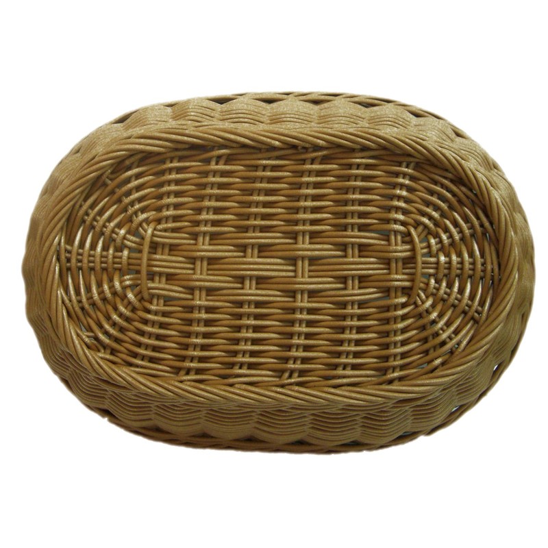 Display Basket, Resin Basket, Oval, Dishwasher Compatible, With Stainless Steel