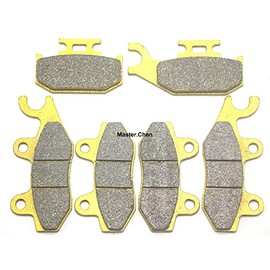 Master Chen Front Rear Brake Pads Brakes for Yamaha Rhino 660 YXR 660 2004-2007 / Raptor YFM 700 R 2006-2012 MC0004-001