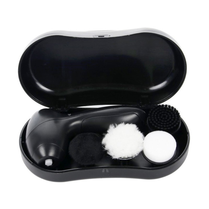 Portable Handheld Electric Shoes Polisher Brush Rechargeable Leather Shoes Brush