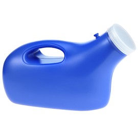 QWORK Urinal Bottles for Men, Male Portable Urine Bottles, 2000Ml Urinal Collector with Lid