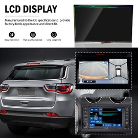 7" Uconnect LCD Display Monitor Digitizer Radio Navigation with Touch Screen for Compass 2017-2020#ACT3S5370FPC-A1-E, TDO-WXGA0700K00057-V1, TDO-WXGA0700K00033-V2