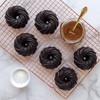 Nordic Ware Swirl Bundtlette Pan, 6-Cavity, Gold