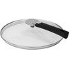 Cristel K16P Domed Glass Lid, 6.5", Silver