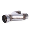 Richeer 3 to 2.5 inch Exhaust Tip Y Pipe, 3"