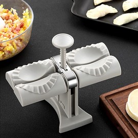 Dumpling Maker, Double Head & Stainless Steel, Kitchen Accessories